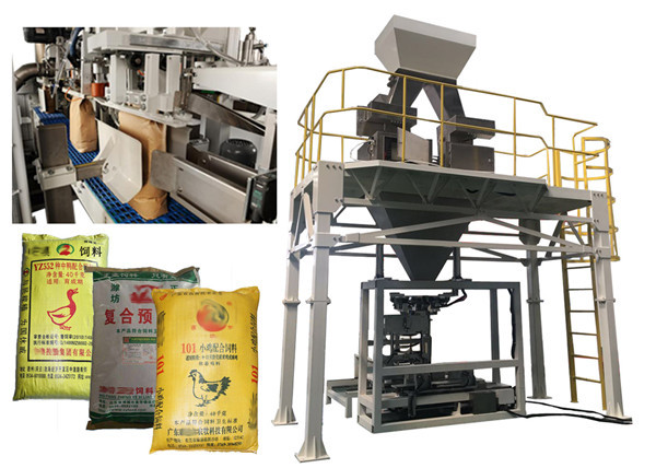 Automatic Packaging Machine / Filling Weighing Machine Auto Sealing For Chemical Powder