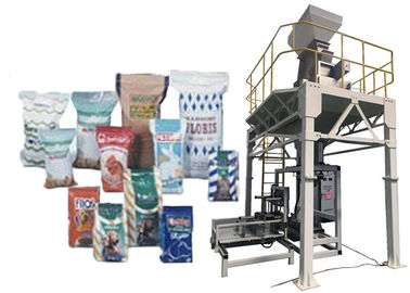 China 10-50 máquina de embalagem automática do saco do quilograma, máquina de empacotamento aberta do grânulo do saco da boca fábrica