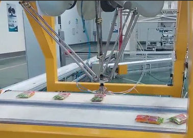 China Robô industrial de escolha/de embalagem do delta arma-se com o controle programado do PLC distribuidor